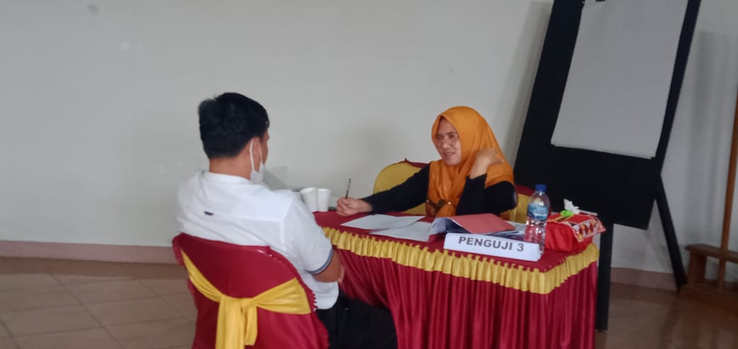 KEGIATAN TES  WAWANCARA PPK PEMILU DI HOTEL 21