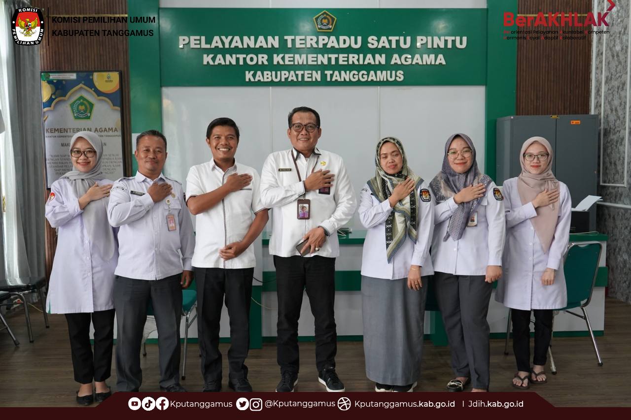 AUDENSI KPU KAB TANGGAMUS DENGAN KEMENAG KAB TANGGAMUS TH 2025