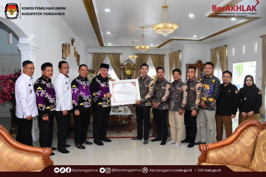 AUDENSI KPU KAB TANGGAMUS DENGAN BUPATI TANGGAMUS TAHUN 2025
