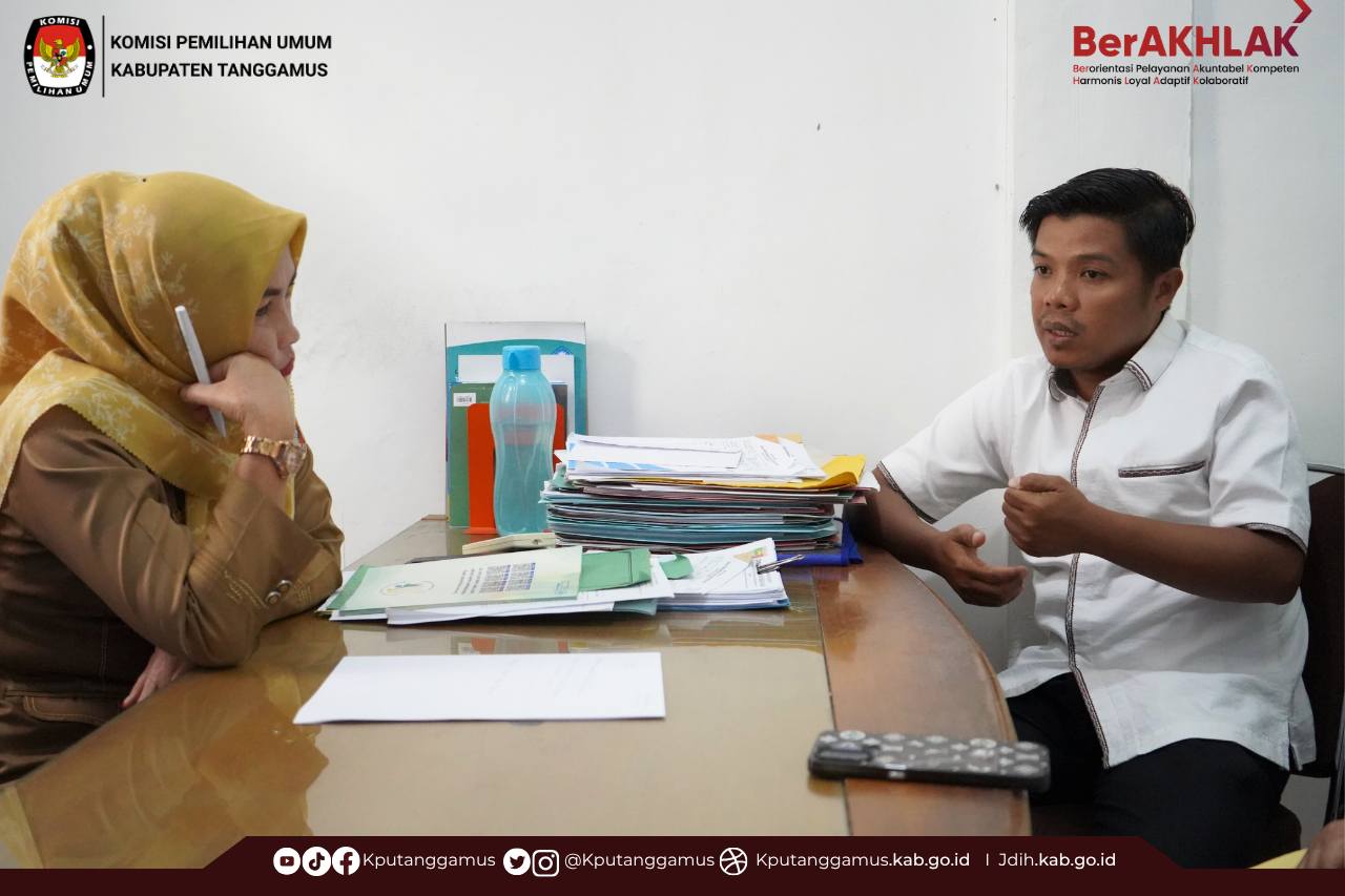 AUDENSI KPU KAB TANGGAMUS DENGAN DINAS PENDIDIKAN KAB TANGGAMUS 2025