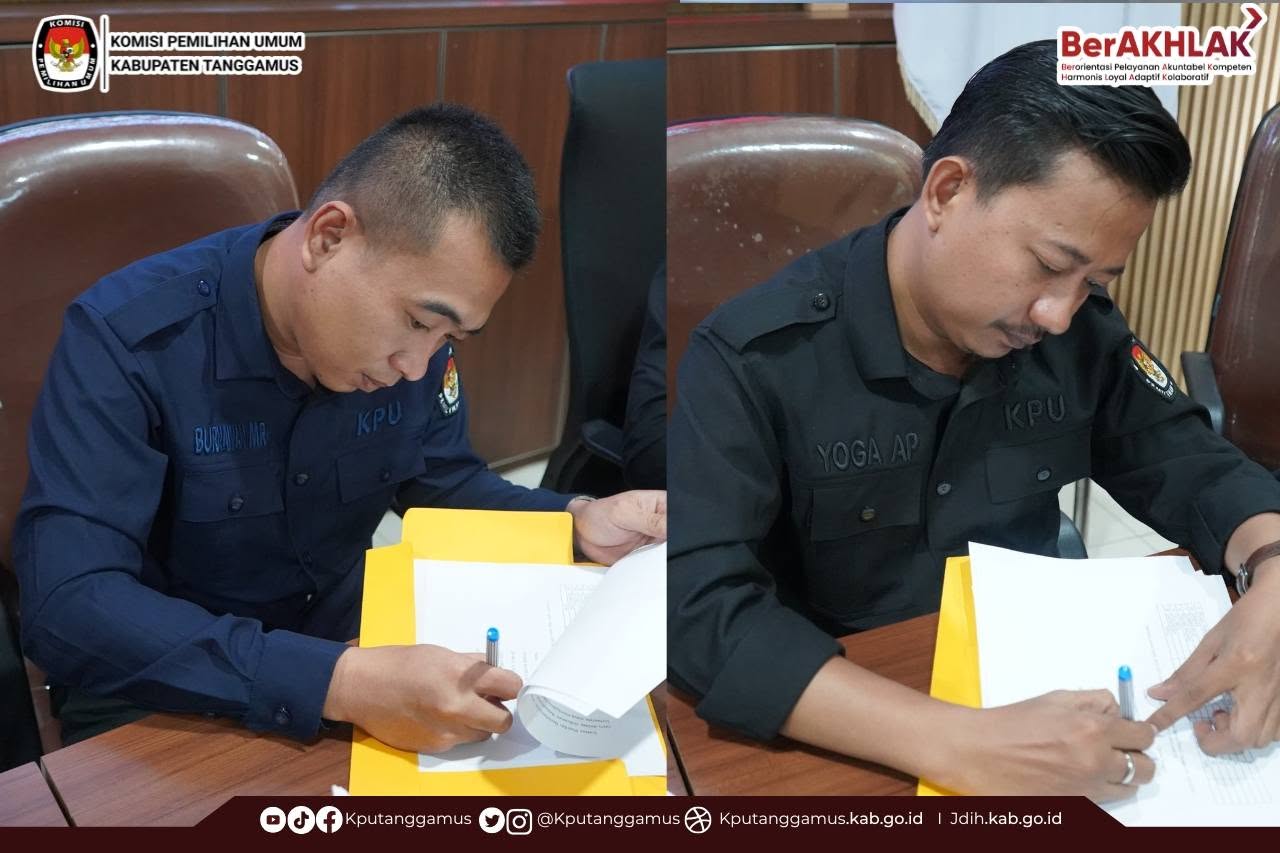 KPU Kabupaten Tanggamus melaksanakan Rapat  Pleno Terbuka Rekapitulasi  Data Pemilih Berkelanjutan